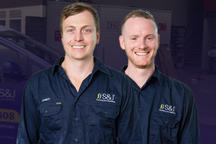 James and the S&J Plumbing and Gasfitting team — Brisbane plumbers with 27+ years of experience | How S&J Plumbing Turned Google Ads Into 16x Returns